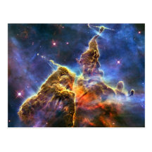 Carina Nebula Hubble Space Postcards