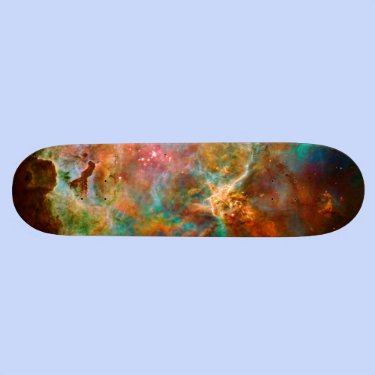 Carina Nebula in Argo Navis constellation Custom Skateboard