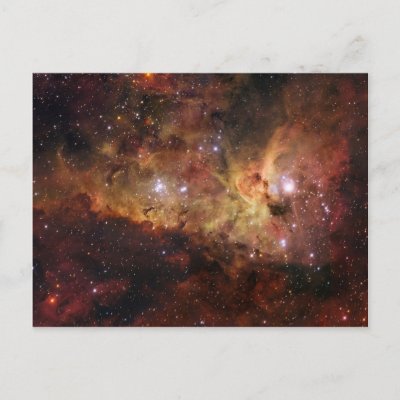 Carina nebulae in space NASA Post Cards