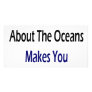 Caring About The Oceans Makes You Cool Picture Card