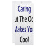 Caring About The Oceans Makes You Cool Rack Cards