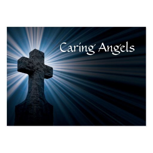 Caring Angels Nursing Care Business Card Template