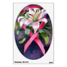 Caring Breast Cancer Awareness wall graphic