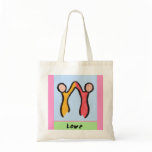 CARING IMAGES~LOVE budget tote bags