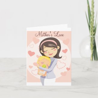 Caring Mother zazzle_card