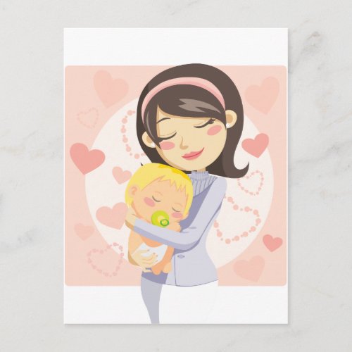 Caring Mother zazzle_postcard