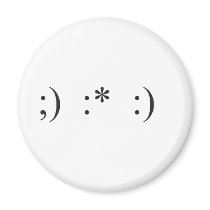 carinhas keyboard fridge magnet