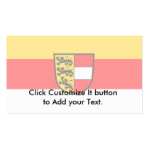 Carinthia (State), Austria flag Business Card Template