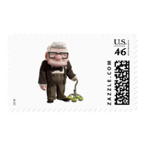 Carl from the Disney Pixar UP Movie 2 Stamps