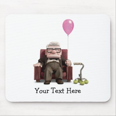 Carl from the Disney Pixar UP Movie mousepads