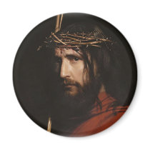 Carl Heinrich Bloch - Christ (Detail) magnets by MasterpieceArt Carl Heinrich Bloch - Christ (Detail) magnets