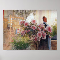 Carl Larsson : Azaleas Posters
