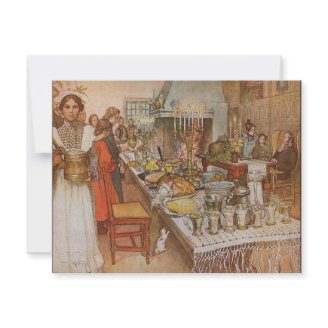 Carl Larsson: Christmas Eve Invitation