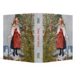 Carl Larsson Christmas Tree 1.5" Binder