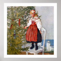 Carl Larsson Christmas Tree Fine Art Print Poster