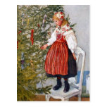 Carl Larsson Christmas Tree Postcards Post Card