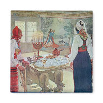 "Carl Larsson - En Bergman Stuga" magnets