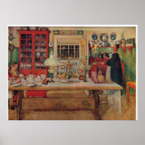 "Carl Larsson: Getting Ready for a Game" Poster
