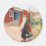Carl Larsson - The Falun Home Fridge Magnet