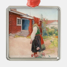 Carl Larsson - The Falun Home Christmas Tree Ornament