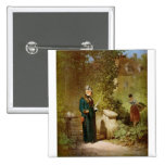 Carl Spitzweg - Newspaper Reader in the Garden Pins
