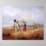 Carl Spitzweg - The Sunday Walk Poster