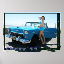 carla chevy'55 posters