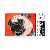 Carleton's Pong postage by dogdaysofpainting Carleton's Pong postage