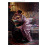 Carlier: Elegant Lady with Mirror cards