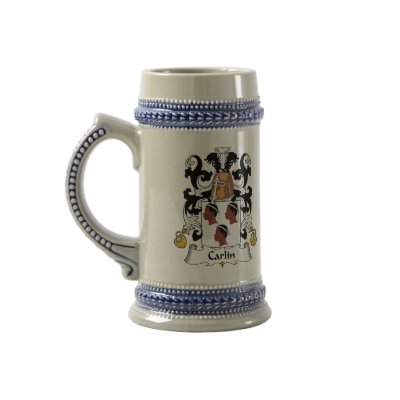 Carlin Family Crest Coffee Mug by coatsofarms