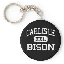 Carlisle - Bison - High School - Carlisle Arkansas Keychain