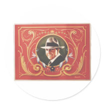 Carlos Gardel Round Sticker