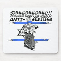 Carlos Latuff's SHHHHHHHHHH!!! Mousepad