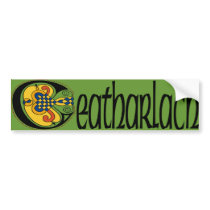 Carlow (Gaelic) Bumper Sticker bumper stickers by irishcountry Carlow (Gaelic) Bumper Sticker bumper stickers