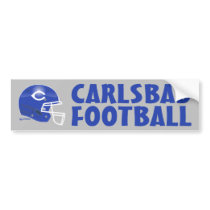 Carlsbad Cavemen Football Bumper Sticker bumper stickers