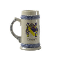 Carlson coat of arms on a Stein mugs by NemethArt Carlson coat of arms on a Stein mugs