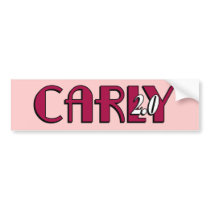 Carly 2.0 Bumper Sticker bumper stickers