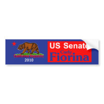 Carly Fiorina 2010 Bumper Sticker