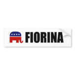 CARLY FIORINA CAMPAIGN GEAR bumper stickers