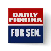 CARLY FIORINA FOR SENATE BUTTON