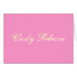 Carly Rebecca Thank You Card