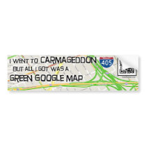 Carmageddon 405 bumper sticker