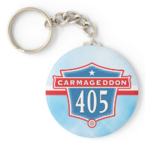 Carmageddon 405 Freeway Los Angeles Keychain