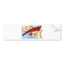 CARMAGEDDON 405 Gridlock in Los Angeles Get it now Bumper Sticker