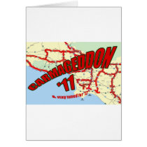 CARMAGEDDON 405 Gridlock in Los Angeles Get it now Card