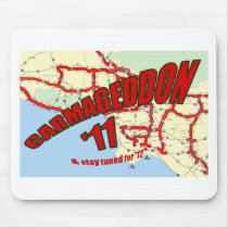 CARMAGEDDON 405 Gridlock in Los Angeles Get it now Mousepad