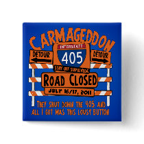 Carmageddon - 405 - Los Angeles Pins