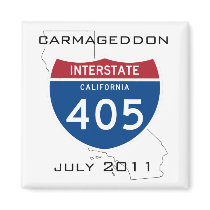 Carmageddon - July 2011 Refrigerator Magnet