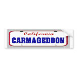 Carmageddon License Plate Bumper Sticker