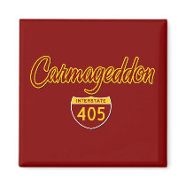 Carmageddon Fridge Magnet